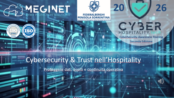 Cybersecurity e ospitalità: a Sorrento il secondo corso di sensibilizzazione Federalberghi con Vittorio Acampora